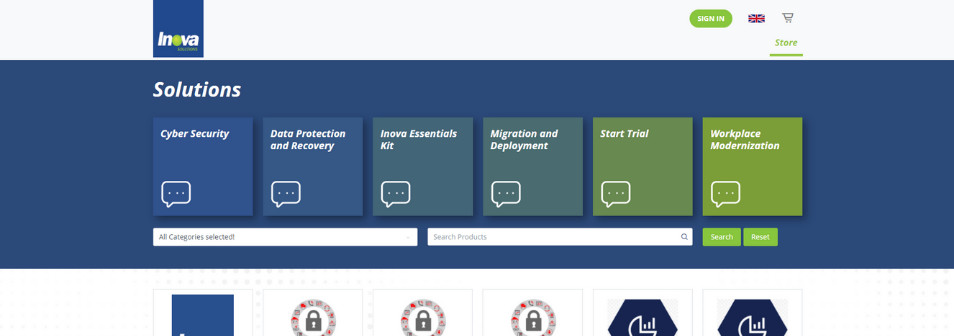 Adquiera sus soluciones de oficina en el Portal de clientes de Inova Solutions 